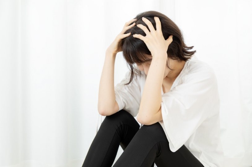 自律神経失調症に悩む女性