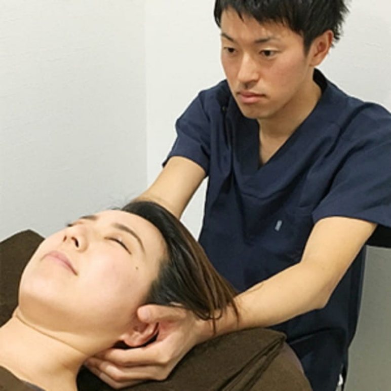 手技治療の様子